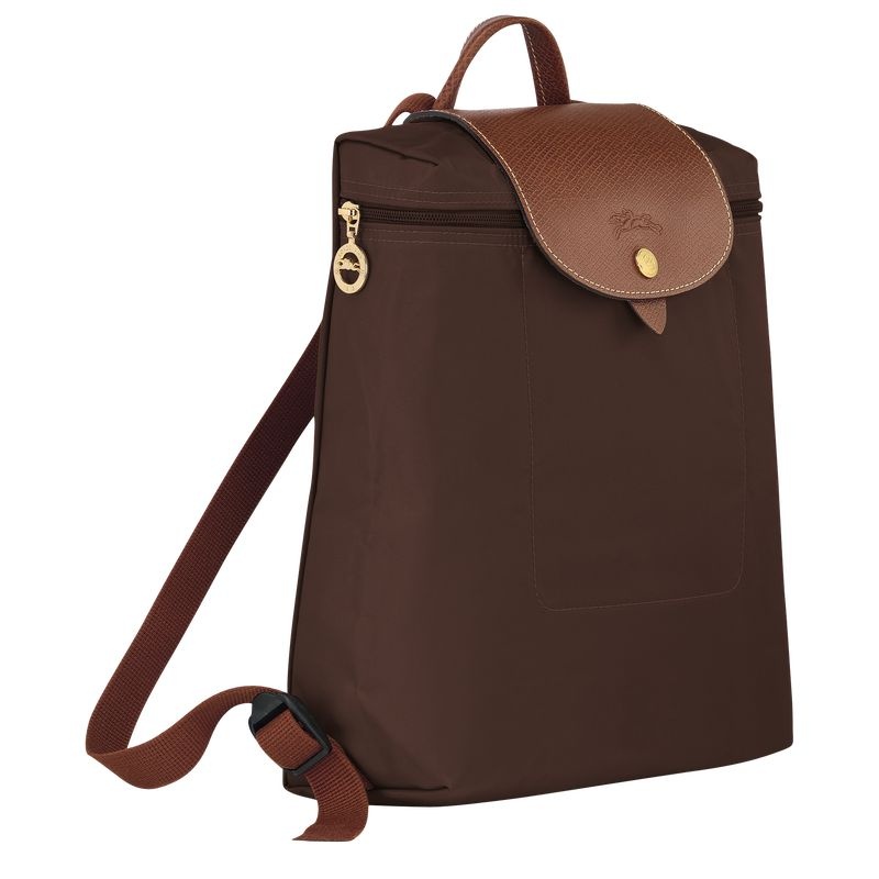 Mochilas Longchamp Le Pliage Original M Feminino Chocolate | 3826-FTYBO