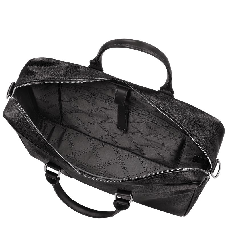 Pasta Longchamp Le Foulonné M Feminino Pretas | 4893-TPCQE