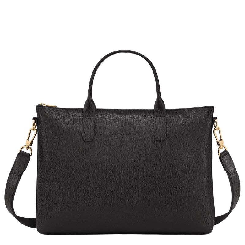 Pasta Longchamp Le Foulonné S Feminino Pretas | 1783-VYNSB