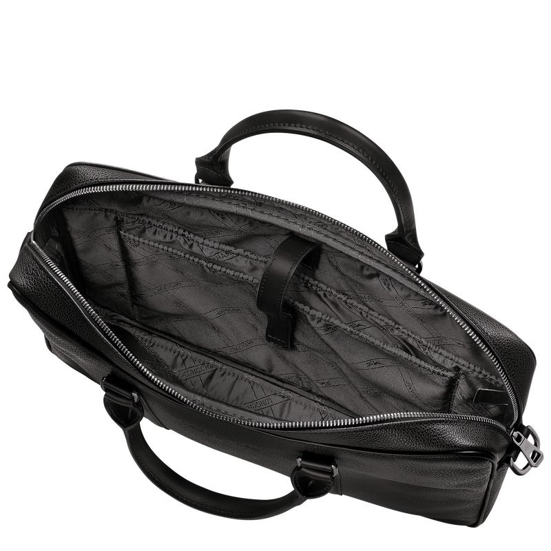 Pasta Longchamp Le Foulonné XS Feminino Pretas | 2509-CQNBJ