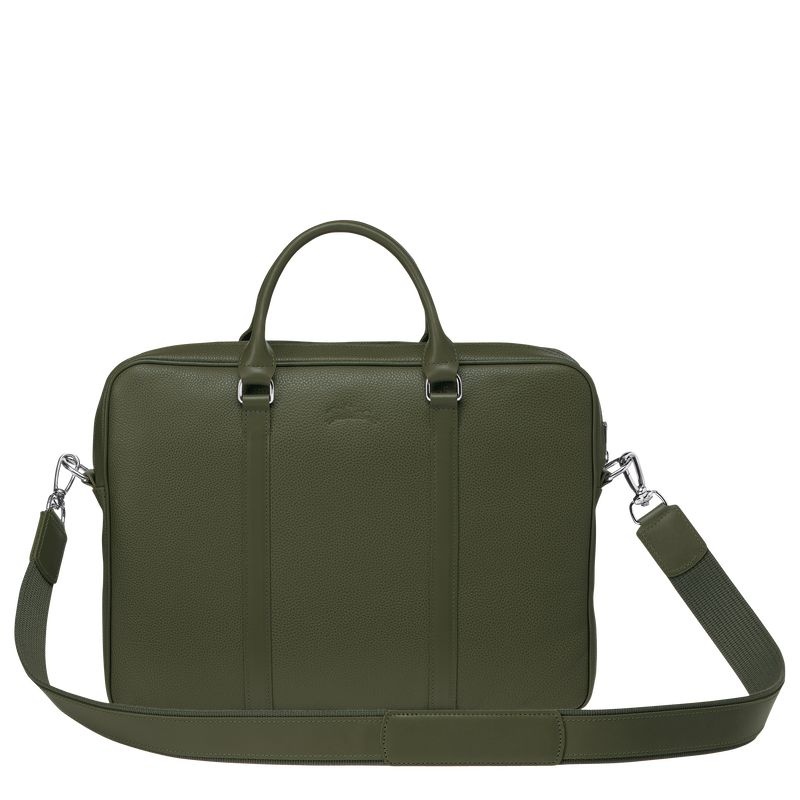 Pasta Longchamp Le Foulonné XS Masculino Caqui | 6289-LXEZI