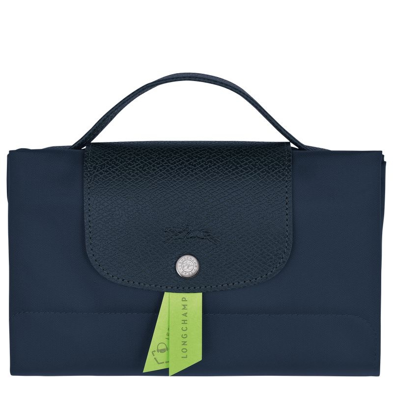 Pasta Longchamp Le Pliage Green S Feminino Azul Marinho | 9702-ZJTFD