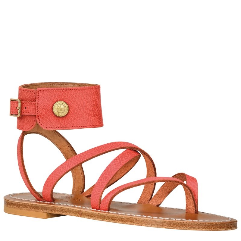 Sandálias Longchamp x K.Jacques Sandals Feminino Rosa | 8641-WUNCT